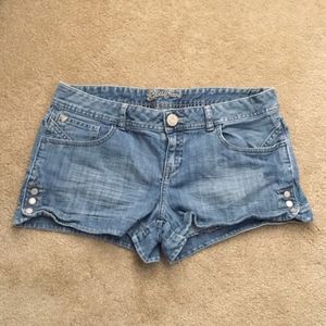 Guess Jeans denim button detail jean shorts